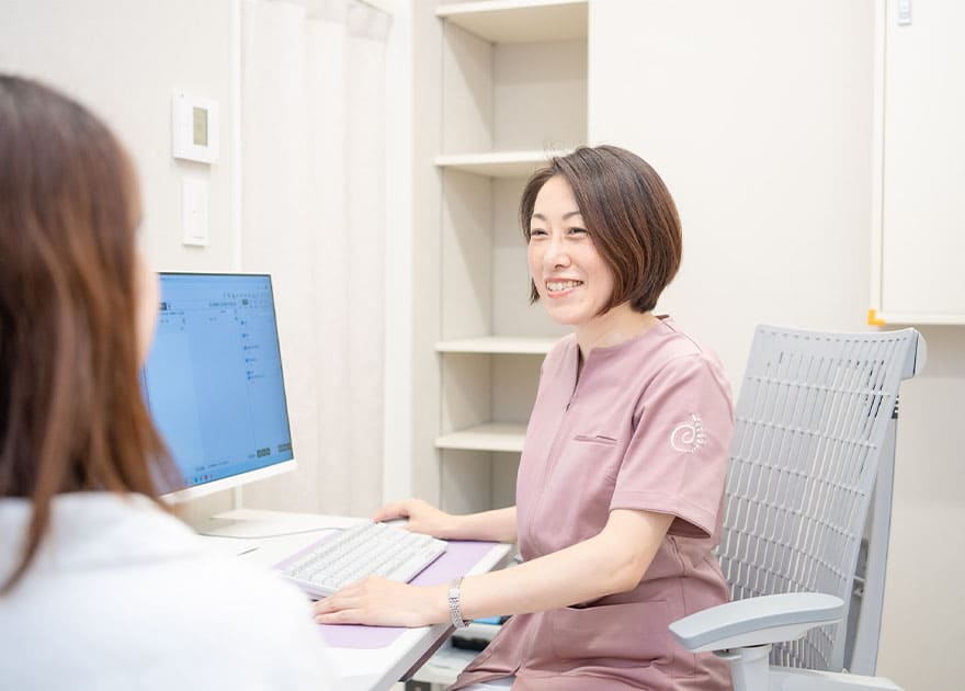 女性医師による診療